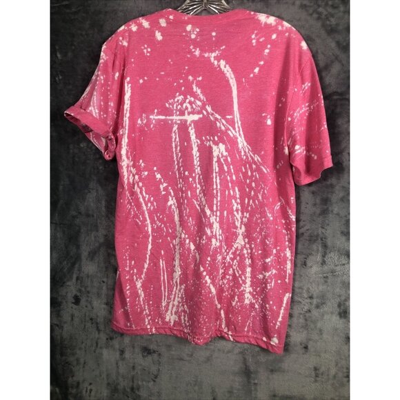 Gildan Copperhead Road Steve Earle T-Shirt Pink Tie-Dye Graphic Tee Unisex M - Picture 8 of 10